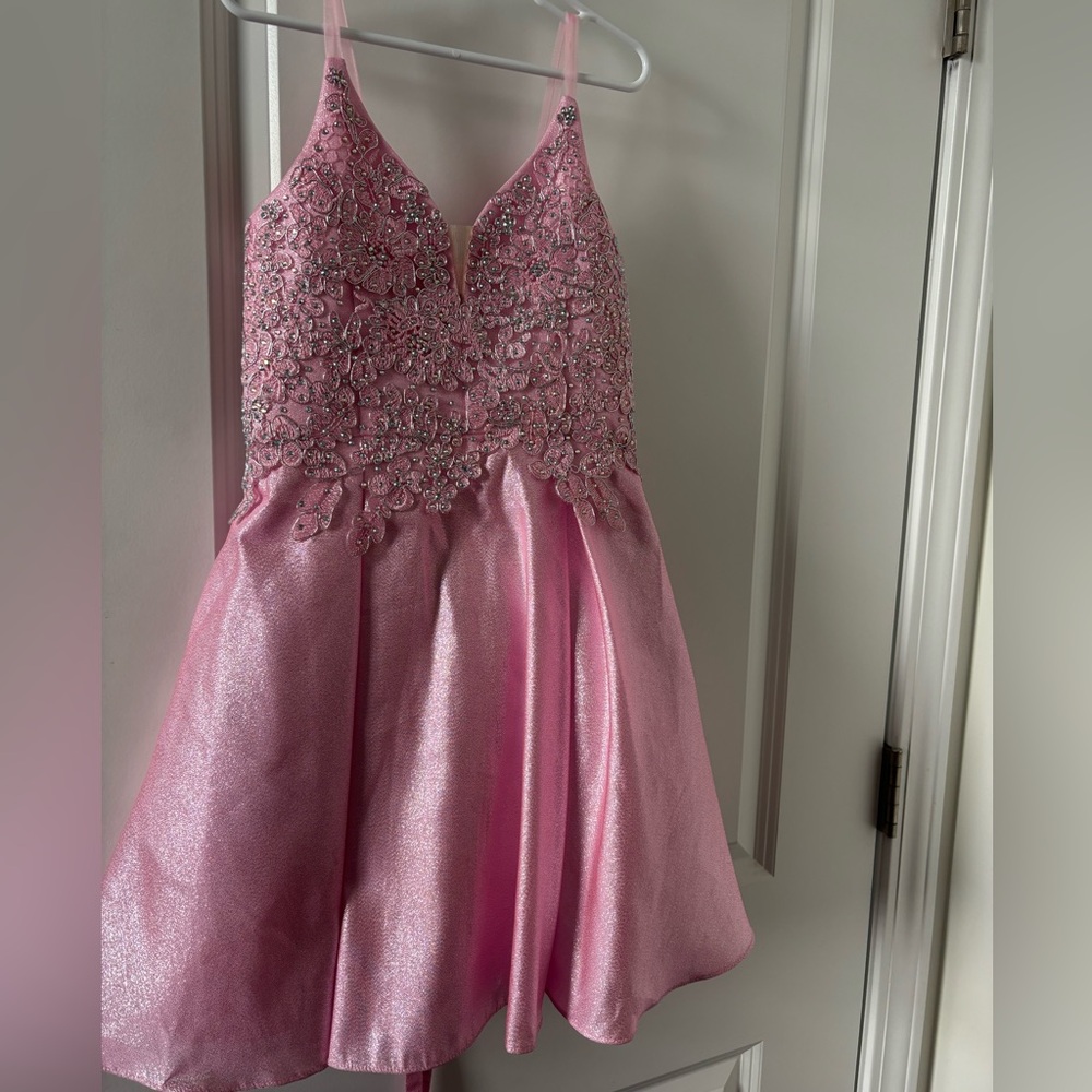 Cinderella Couture Elegant Pink formal girls  Dress